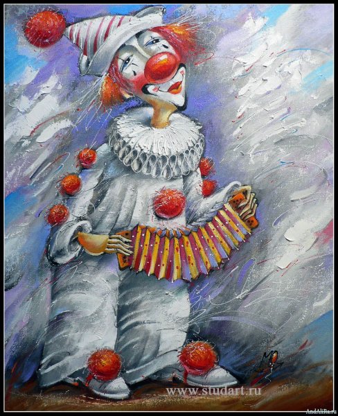 Грустный клоун для детей