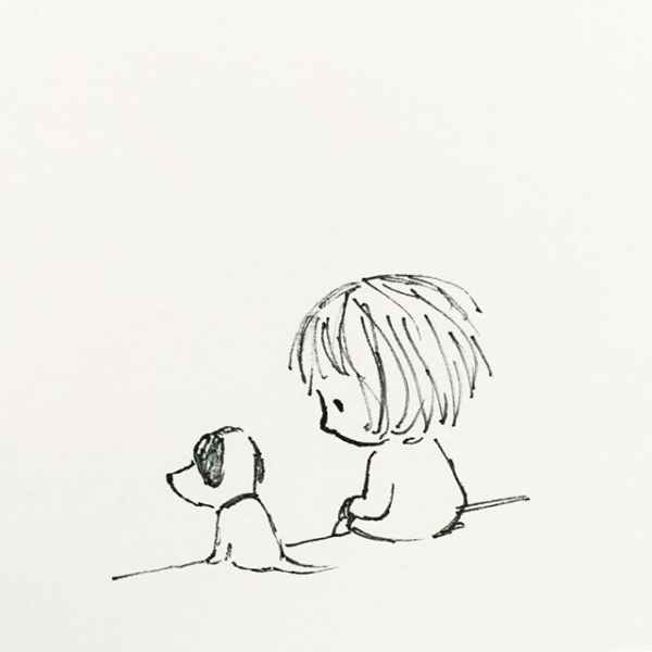 Грустные рисунки легкие маленькие