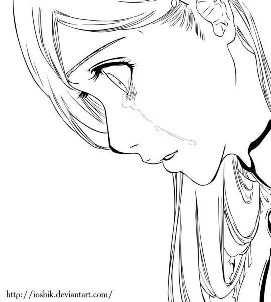 Грустные раскраски