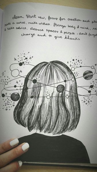 Эскизы грустные для скетчбука