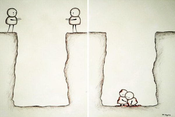 Рисунки карандашом грустные про любовь