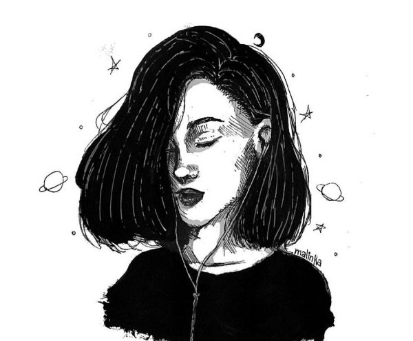 Рисунки девушек