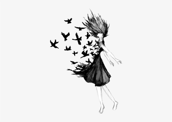 Рисунки красивые маленькие грустные