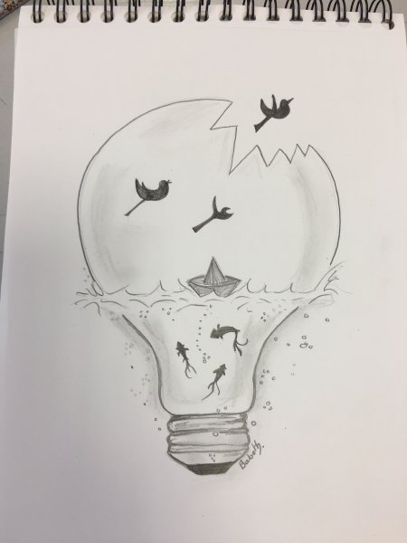 Рисунки на свободную тему для срисовки