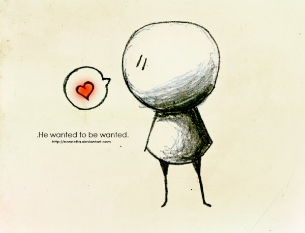 Человечек с сердечком