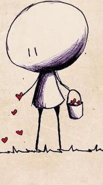 Человечек карандашом