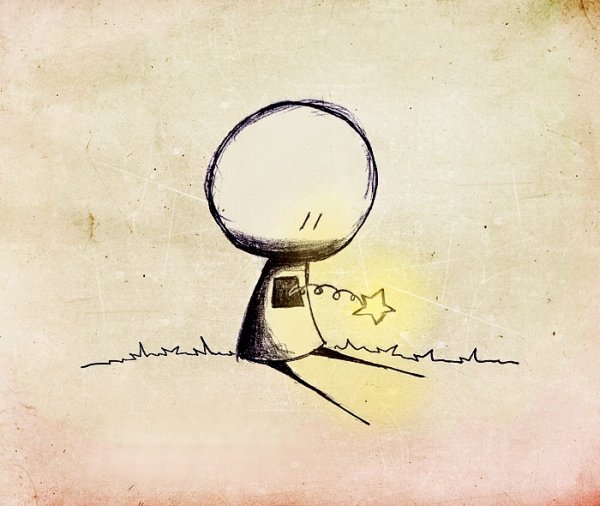 Человечек карандашом