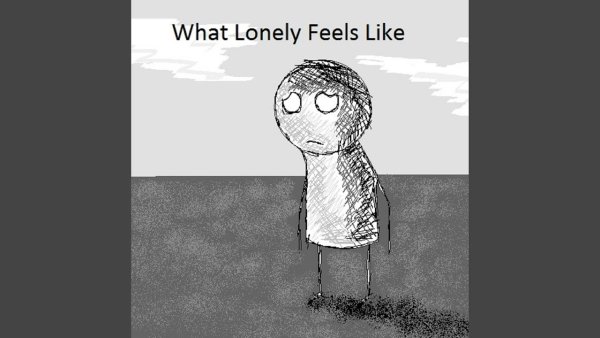 Нарисовать грустного человека