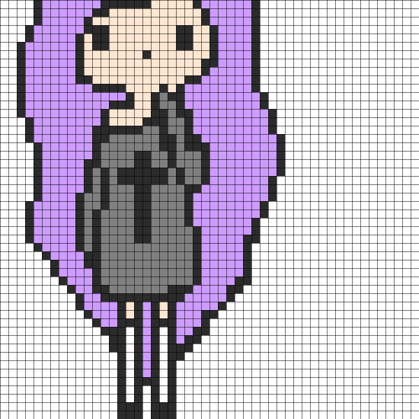 Рисунки в клеточку маленькие для девочек