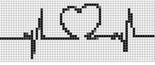 Рисунки по клеточкам черно белые легкие