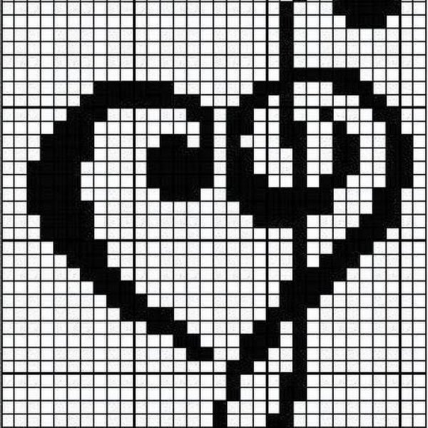 Рисование по клеточкам в тетради черно белые