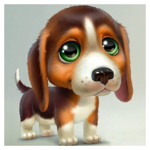 Собака мультяшная