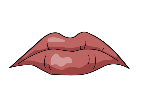 Грустные губы