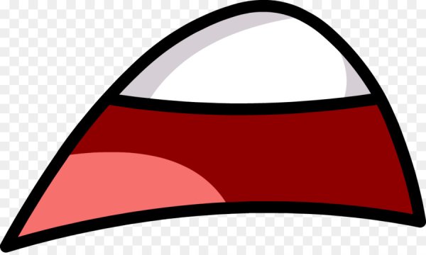 Грустный рот без фона