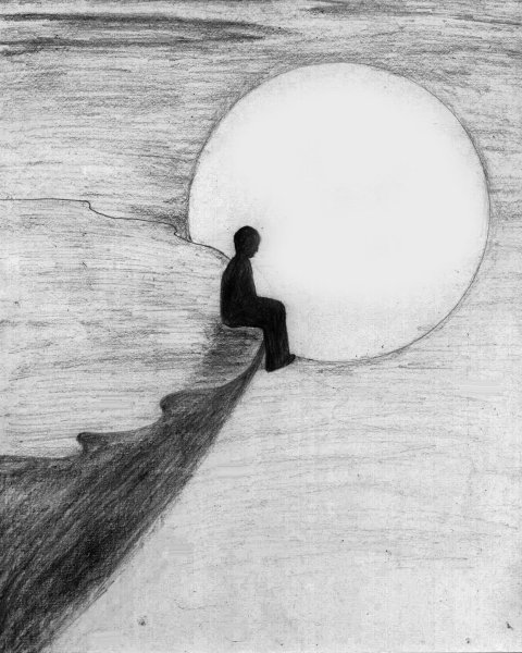 Грустные рисунки легкие