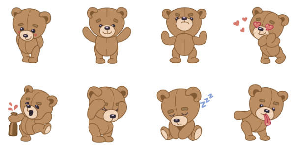 Медвежонок грустный и веселый