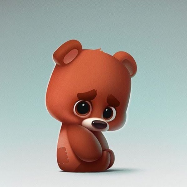 Мишка из мультфильма