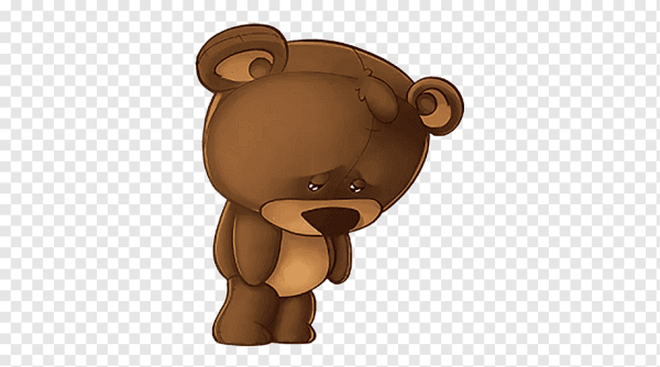 Грустный медведь