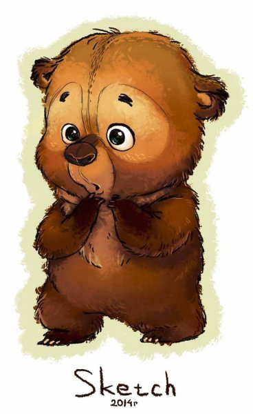 Медвежонок иллюстрация