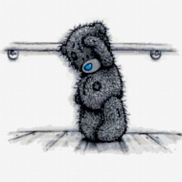 Грустный мишка Тедди