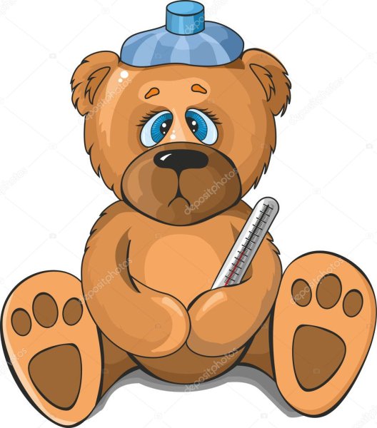 Грустный медведь