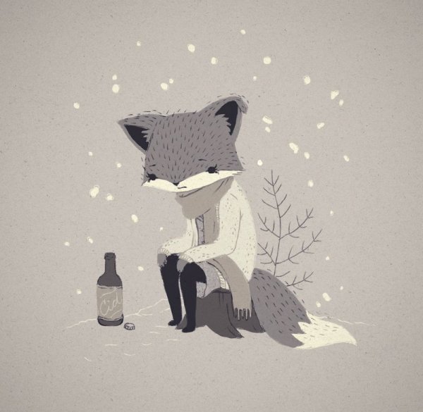 Лисенок плачет