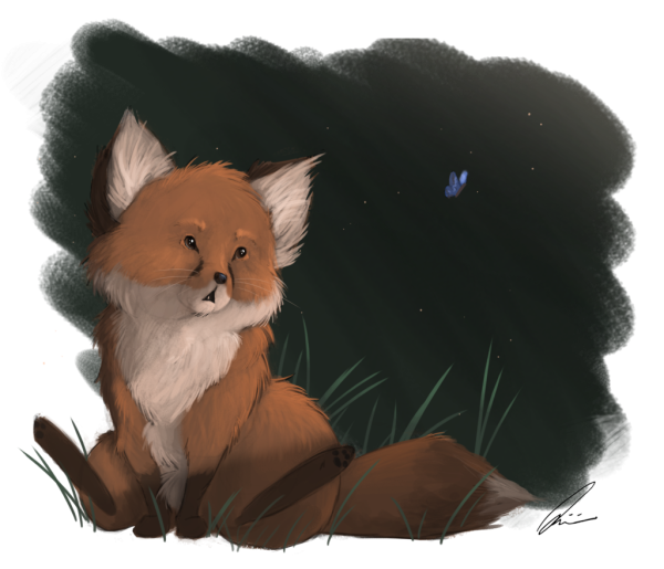 Лисенок арт