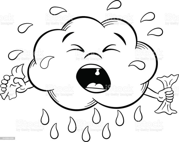 Облака плачет