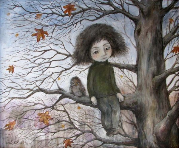 Совы художницы Нино Чакветадзе