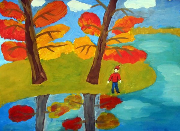 Рисунок на тему осеннее настроение