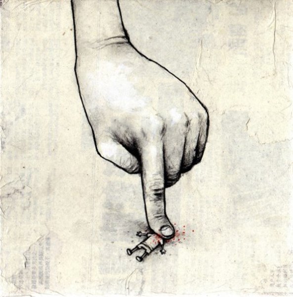 Рисунки для срисовки грустные