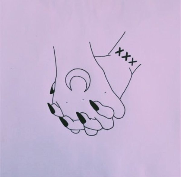 Рисунки для скетчбука лёгкие грустные