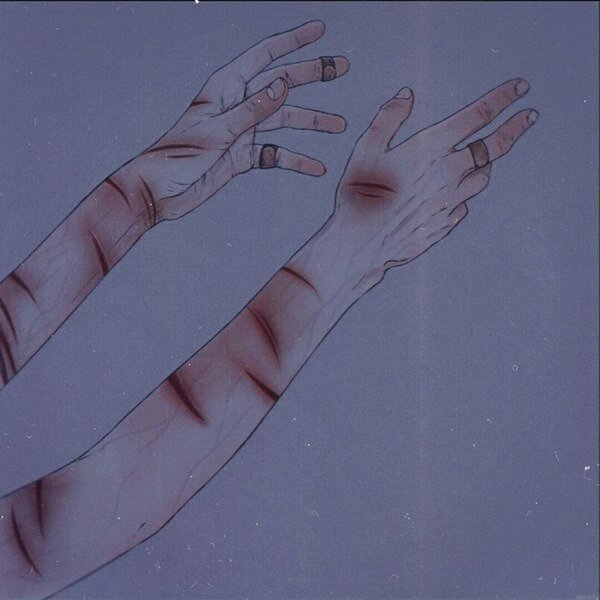 Разбитая любовь карандашом