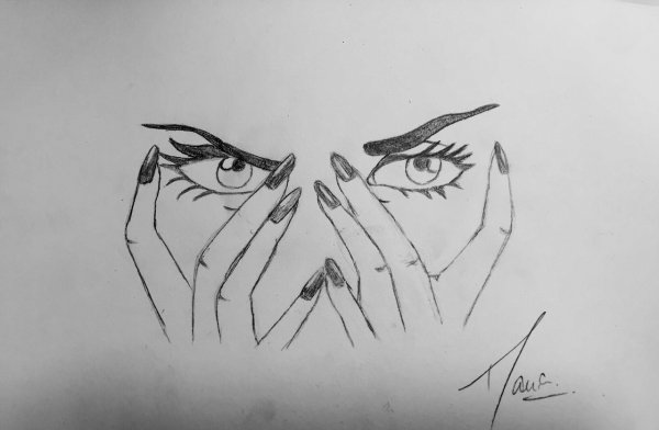 Лист и ручка рисунок