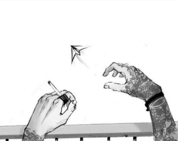 Курение для срисовки