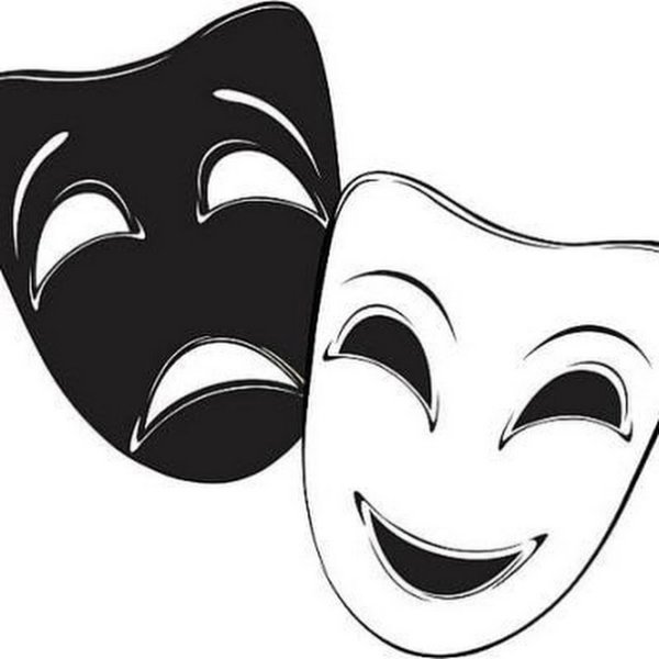 Грустная и веселая маска в театре