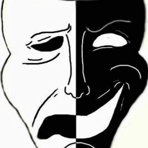 Театральная Двуликая маска