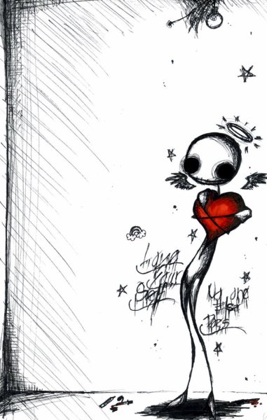 Грустные рисунки