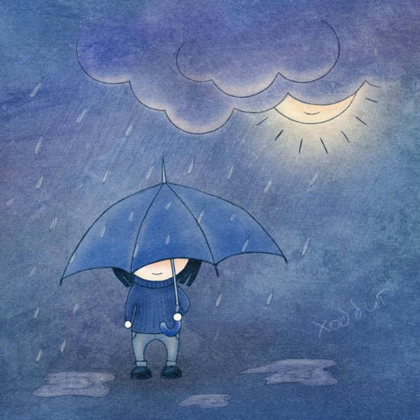 Рисунок по настроению грусть