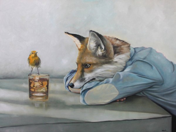 Одинокая лиса