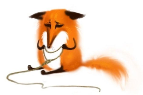 Лиса рыдает