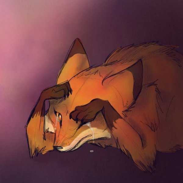 Грустная лиса