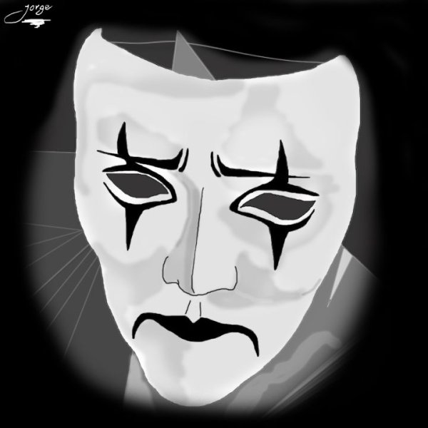 Грустная маска