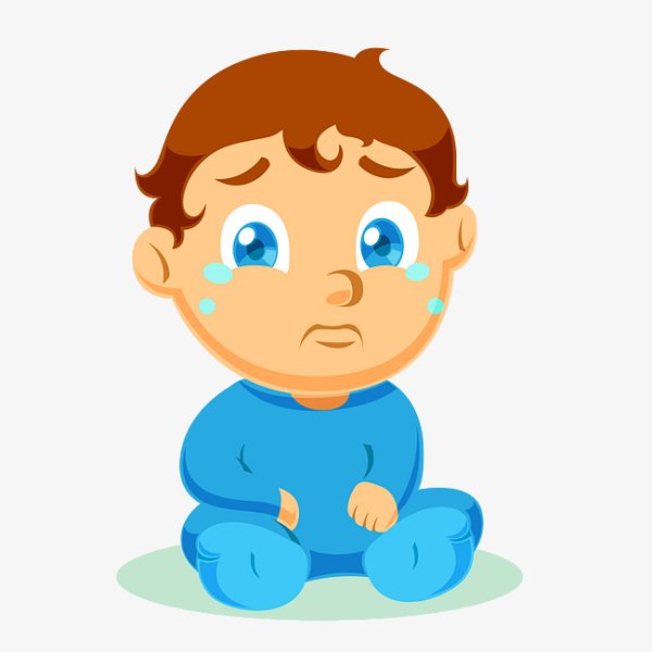 Плачущий мальчик вектор