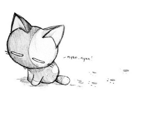 Человечек нарисованный карандашом