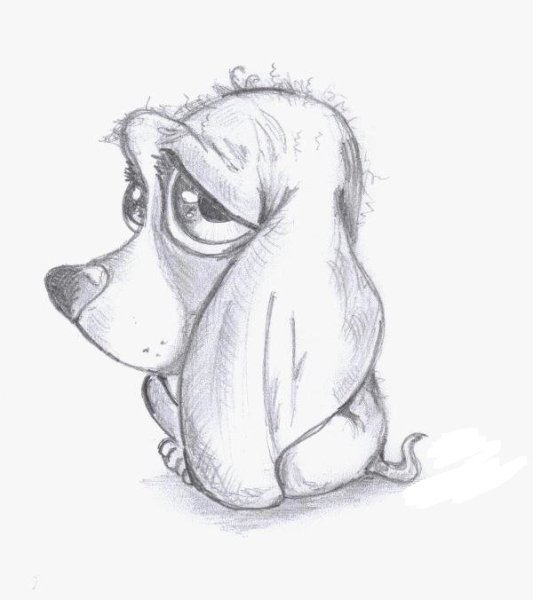 Рисунки карандашом грустные