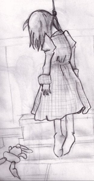 Рисунки для срисовки легко суицид