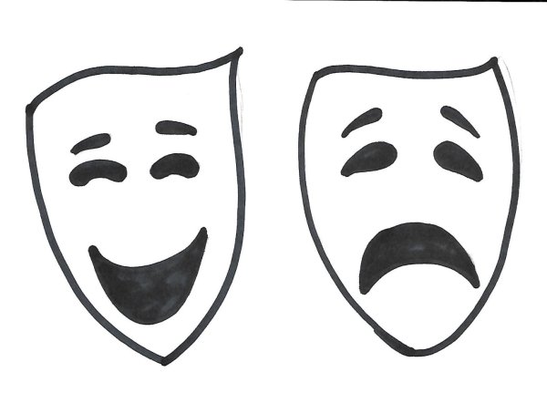 Театральные маски эмоции