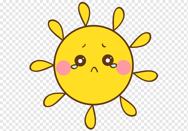 Веселое и грустное солнышко