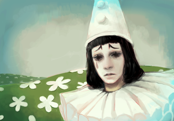 Эскиз театрального костюма Пьеро